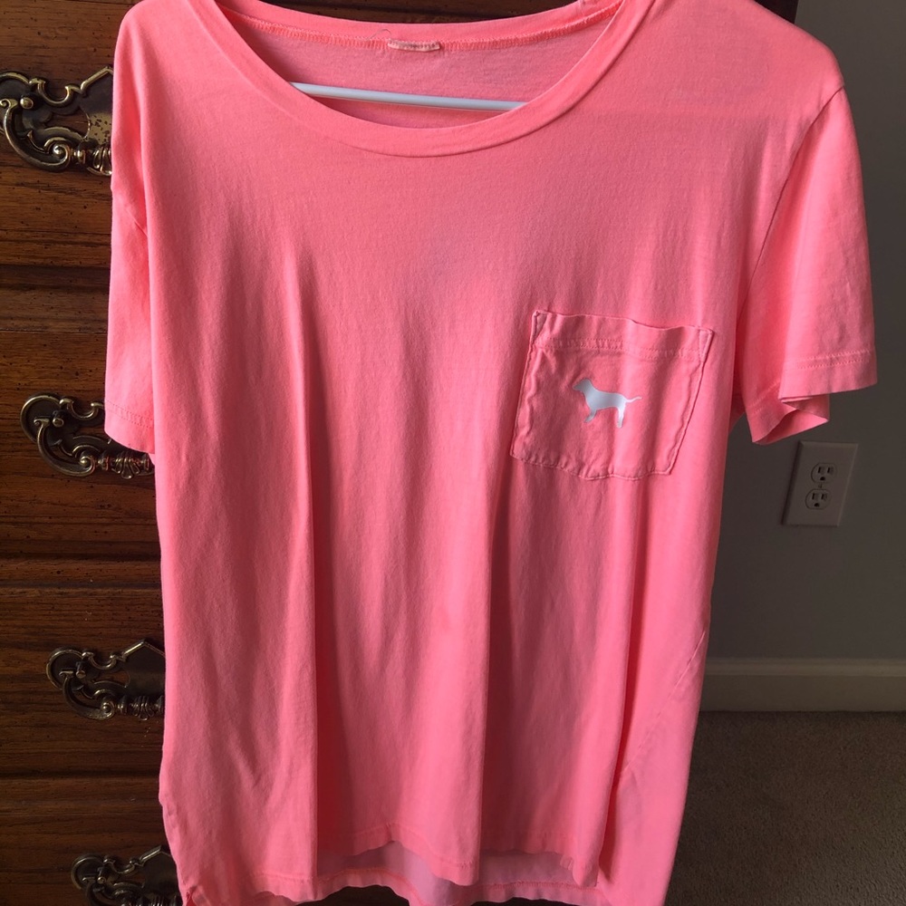 PINK Short Sleeved Top